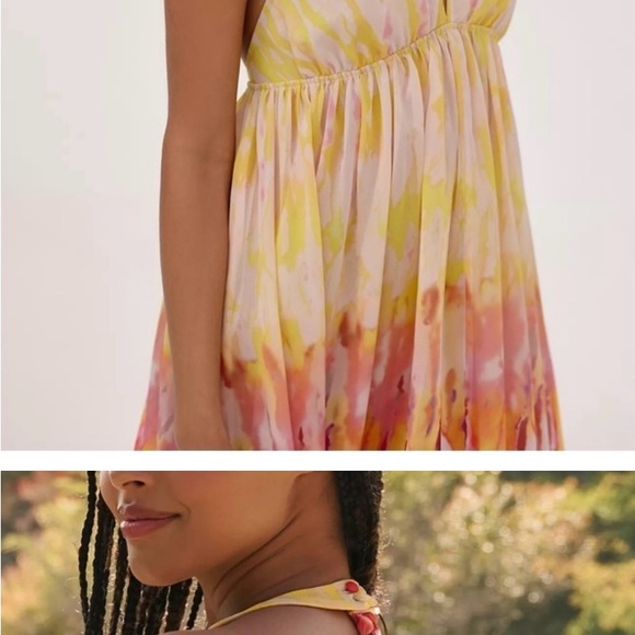 Anthropologie Multicolor Halter Maxi Dress - Picture 3 of 5